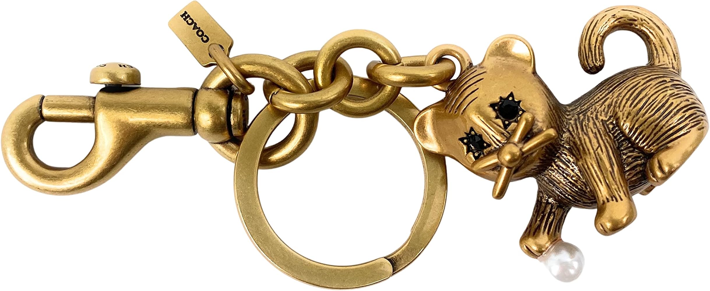 小物 Coach keychains charms keyrings 5 pieces Coach Women's Cat Bag Charm Keychain, Gold, One Size : Amazon.ca